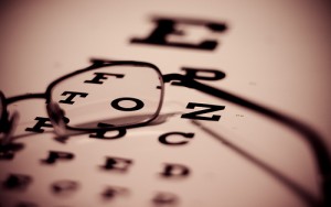 low vision eye chart